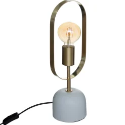 Lámpara De Mesa Dorada 44Cm