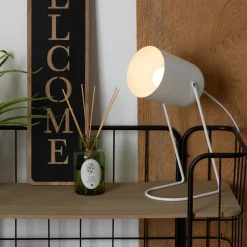 Lámpara de mesa FARO blanco 30cm