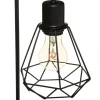 Lámpara De Mesa Flave Metal Negro 46Cm