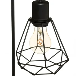 Lámpara De Mesa Flave Metal Negro 46Cm