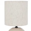 Lámpara de mesa GAIA beige de cerámica 28cm