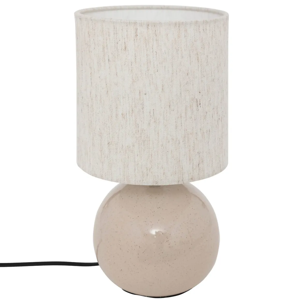 Lámpara de mesa GAIA beige de cerámica 28cm