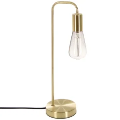 Lámpara De Mesa Keli Dorada Metal 45Cm