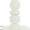 Lámpara De Mesa Leo Blanca 36Cm