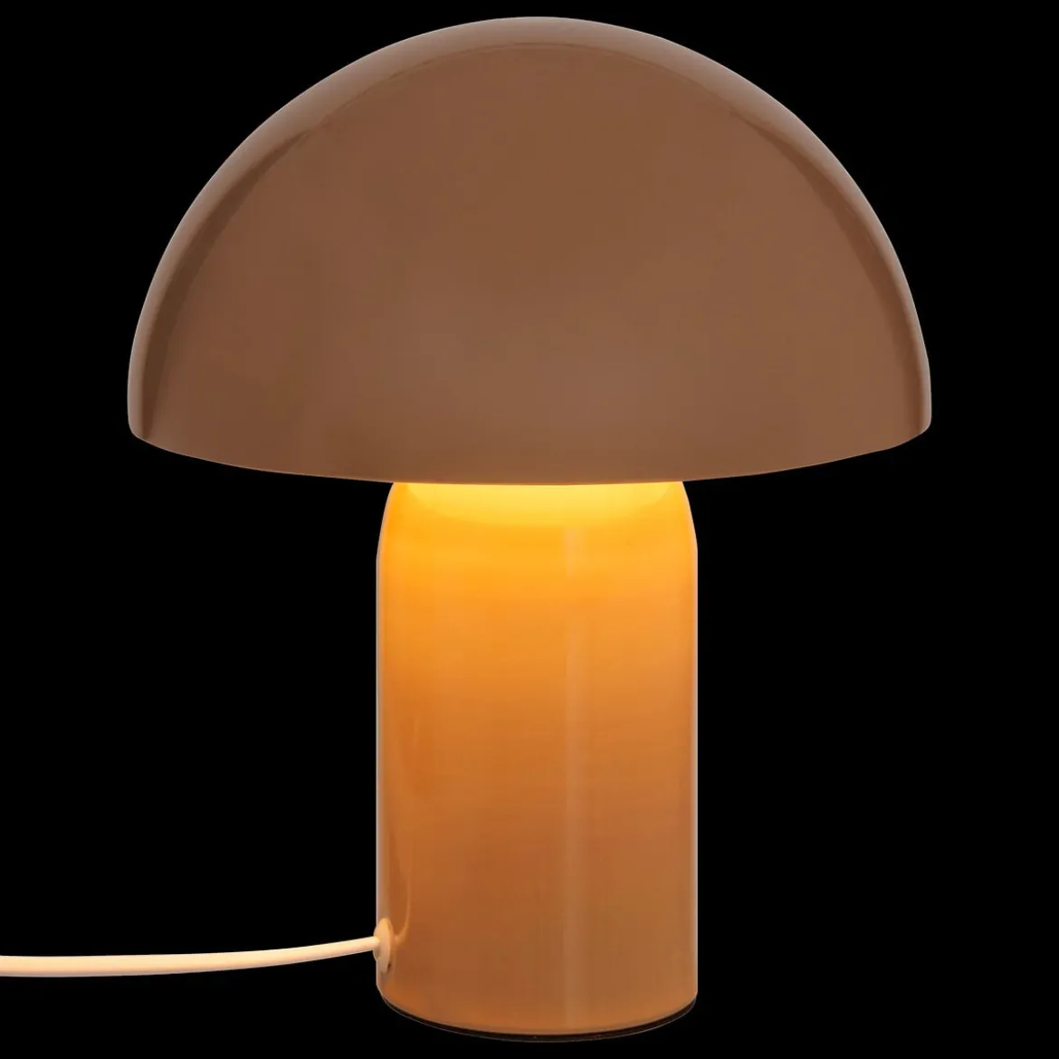 Lámpara de mesa LITO beige de metal