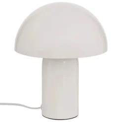 Lámpara de mesa LITO blanca de metal