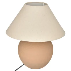 Lámpara de mesa marrón de cerámica 38cm