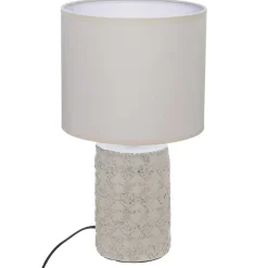 Lámpara De Mesa Melo Beige 33.5Cm