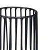 Lámpara de mesa negra de metal 38cm