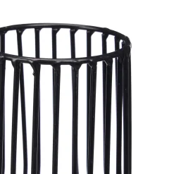 Lámpara de mesa negra de metal 38cm