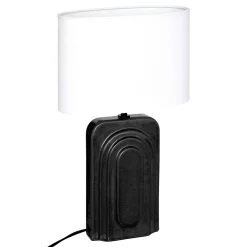 Lámpara de mesa negra MONIA 42cm