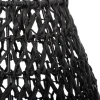 Lámpara De Mesa Negra Papel 35.5Cm