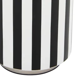 Lámpara de mesa negro y blanco de cerámica 50cm