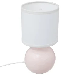Lámpara De Mesa Perla Rosa