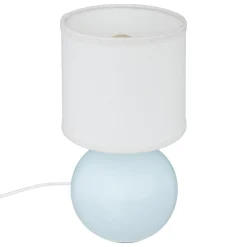 Lámpara De Mesa Perola Azul