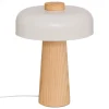 Lámpara de mesa POLA BLANCO de metal 36x27cm