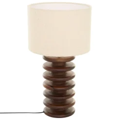 Lámpara de mesa ROCHI de madera mango 60cm