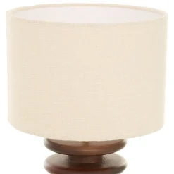 Lámpara de mesa ROCHI de madera mango 60cm