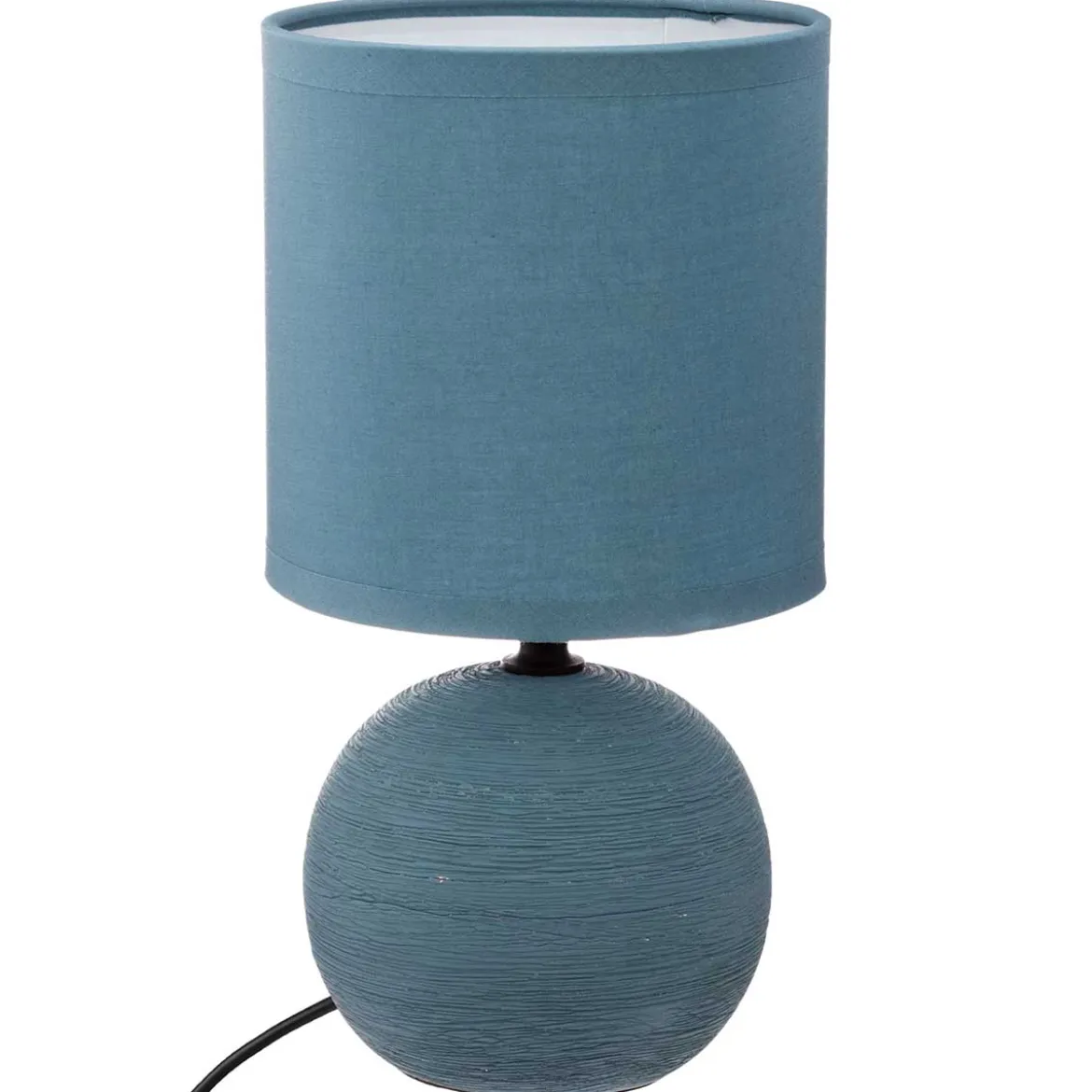 Lámpara De Mesa Timeo Azul 25Cm