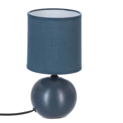 Lámpara De Mesa Timeo Azul 25Cm