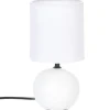 Lámpara De Mesa Timeo Blanca 25Cm