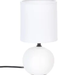 Lámpara De Mesa Timeo Blanca 25Cm