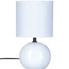 Lámpara De Mesa Timeo Blanca 25Cm