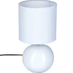 Lámpara De Mesa Timeo Blanca 25Cm