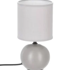 Lámpara De Mesa Timeo Gris 25Cm