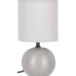 Lámpara De Mesa Timeo Gris 25Cm