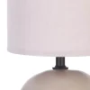 Lámpara De Mesa Timeo Gris Pardo 25Cm
