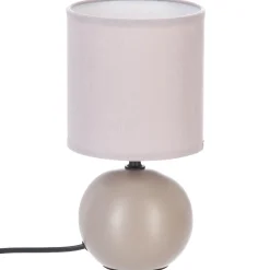 Lámpara De Mesa Timeo Gris Pardo 25Cm