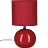 Lámpara De Mesa Timeo Roja 25Cm
