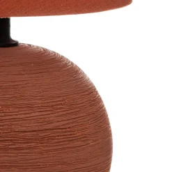 Lámpara De Mesa Timeo Terracota 25Cm
