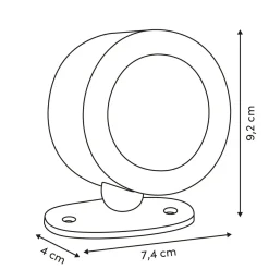 Lámpara de pared Led USB 9cm