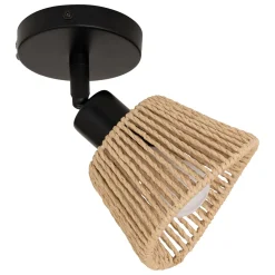 Lámpara de pared MYHA beige de cuerda