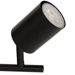 Lámpara de pared VICO negro con 2 bombillas