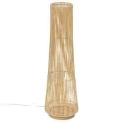 Lámpara De Pie Bambú Beige Mahe