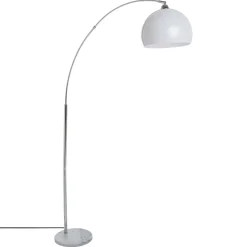 Lámpara De Pie Bola Blanca 185Cm