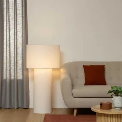 Lámpara De Pie Eira Blanca 115cm