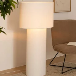 Lámpara De Pie Eira Blanca 115cm