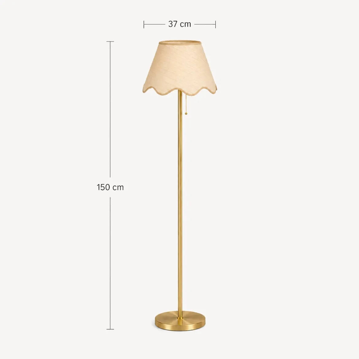 Lámpara de pie FLORE 150cm