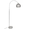 Lámpara de pie FLORIS plata 177cm
