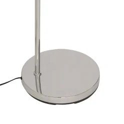 Lámpara de pie FLORIS plata 177cm