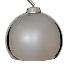 Lámpara de pie FLORIS plata 177cm