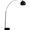 Lámpara De Pie Hyto Negra De Metal 177Cm