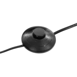 Lámpara De Pie Hyto Negra De Metal 177Cm