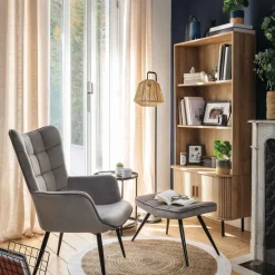 Lámpara de pie JILY beige 150cm