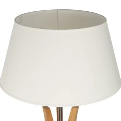 Lámpara De Pie Kalo Beige De Bambú 156Cm