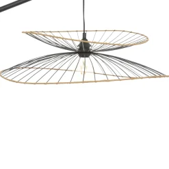 Lámpara De Pie Negro 177cm Alara